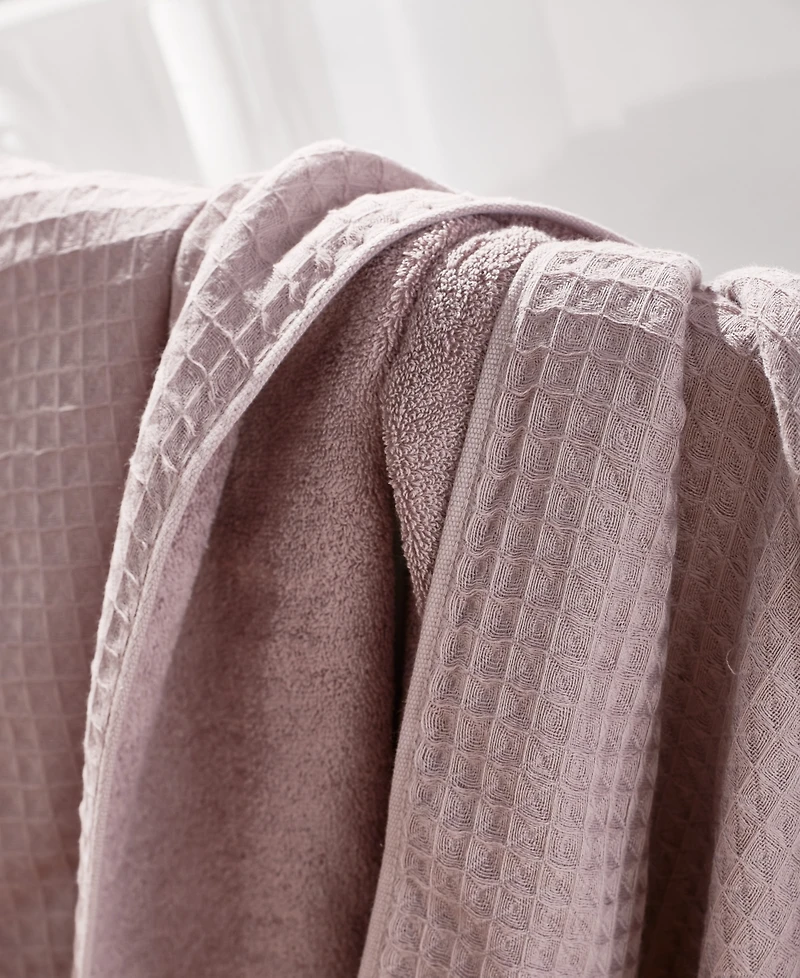 Uchino Waffle Twist 6-Pc. Bath Towel Set