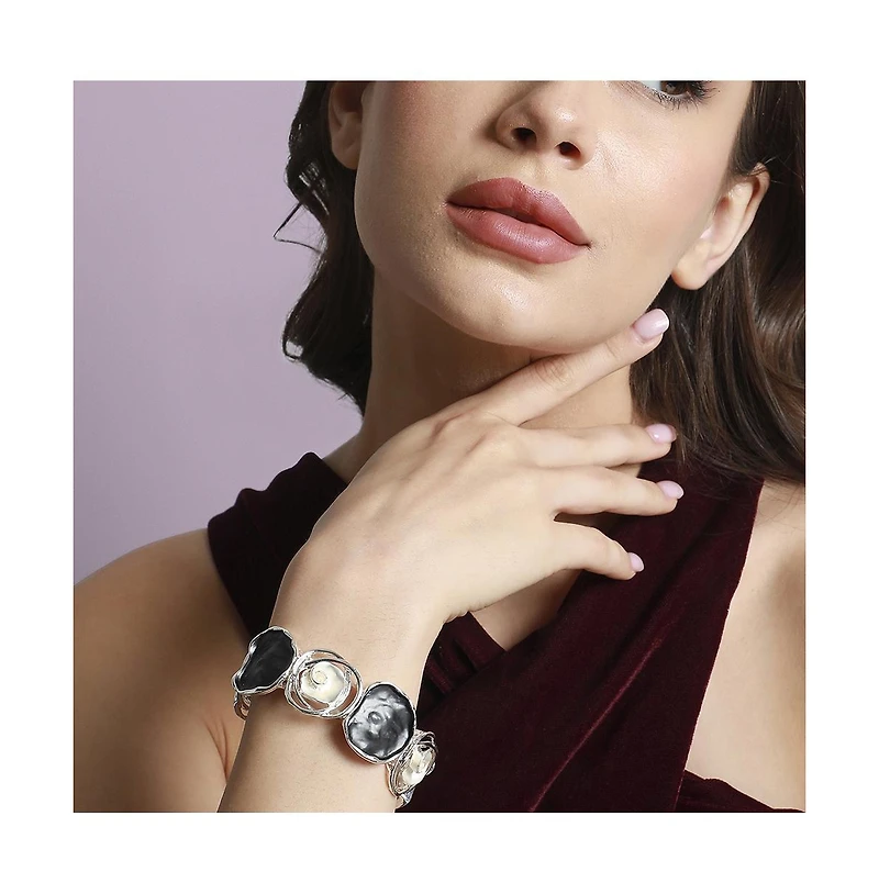 Sohi Textured Rose Bracelet