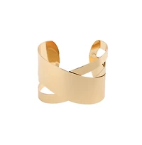 Sohi Gold-Plated Handcuff Bracelet