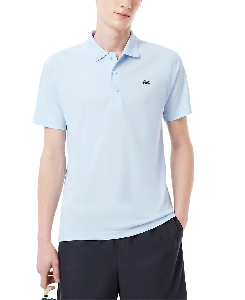 Men's Lacoste Breathable Run-Resistant Interlock Polo Shirt - T01