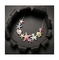 Sohi Metallic Starfish Necklace