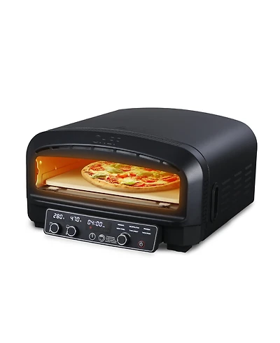Commercial Chef Indoor Electric Pizza Oven, Includes Pizza Stone & Shovel