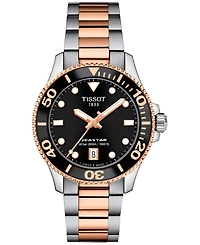 Tissot Women's Swiss Seastar 1000 Two-Tone Stainless Steel Bracelet Watch 36mm