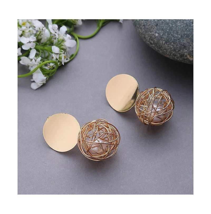 Sohi Wired-Orb Drop Earrings