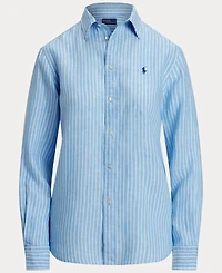 Polo Ralph Lauren Women's Classic-Fit Striped Linen Shirt