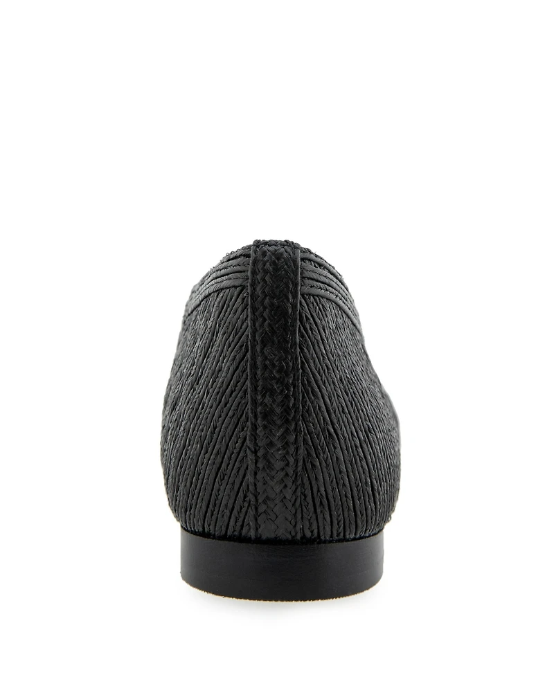 Aerosoles Women's Arno Raffia Slip On Flats