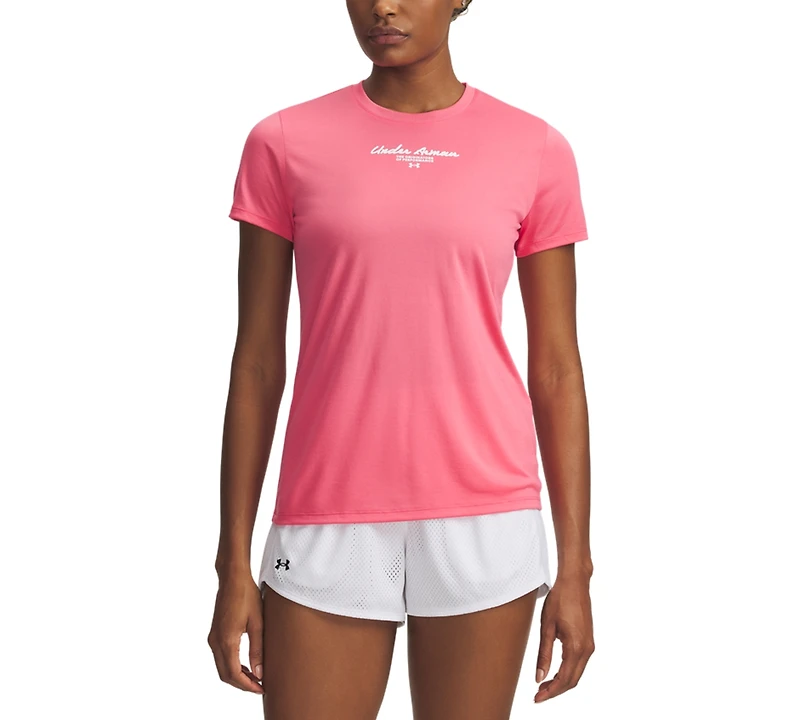 Under Armour Women's Ua Tech Script Graphic Short-Sleeve Tee