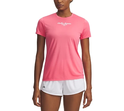 Under Armour Women's Ua Tech Script Graphic Short-Sleeve Tee