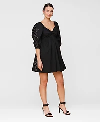 Avec Les Filles Women's Embellished A-Line Dress