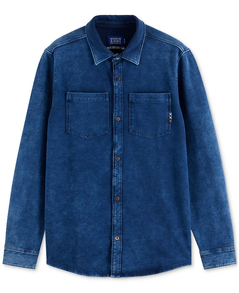 Scotch & Soda Men's Indigo Denim Shirt