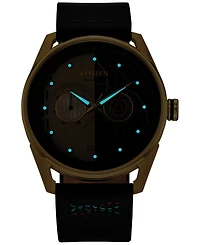 Citizen Eco-Drive Men's Star Wars C-3PO Awakens Black Leather Strap Watch 42mm
