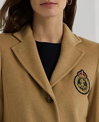 Lauren Ralph Women's Single-Breasted Peacoat