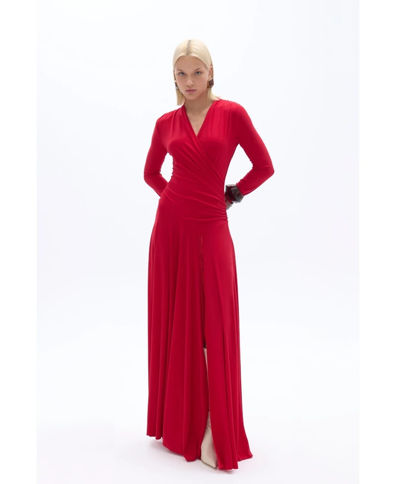 Nocturne Women's Double Breasted Long Dress