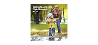Hurtle 3-Wheel Mini Kickboard Scooter for Kids - Adjustable Handlebar, Led Light-Up Wheels, Ages 2-5