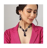 Sohi Stones Statement Necklace Set