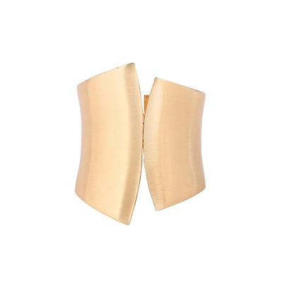 Sohi Gold-Plated Statement Cuff Bracelet