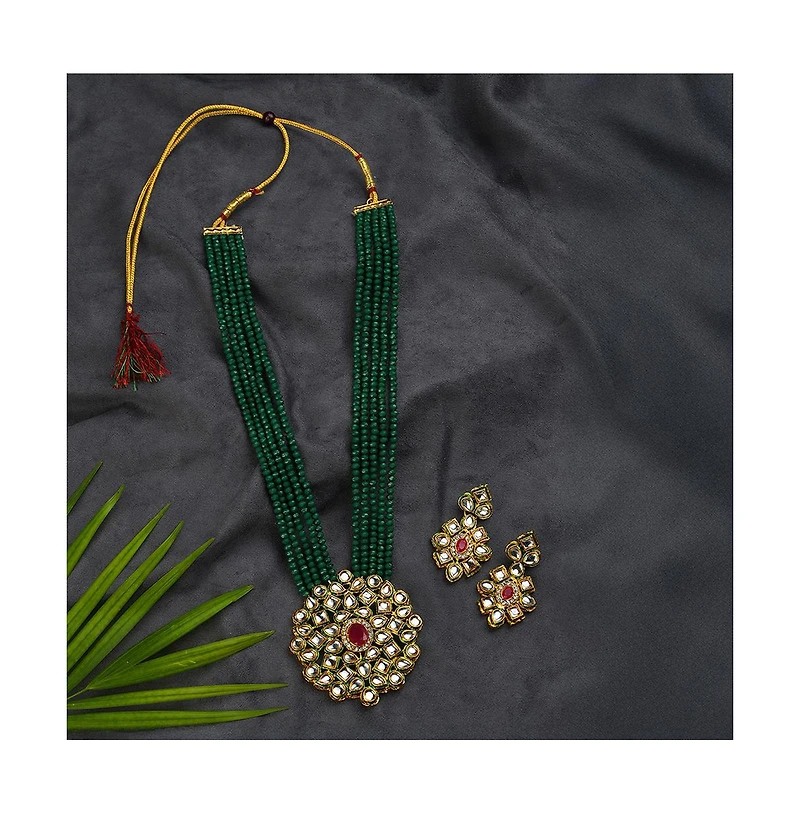 Sohi Stone-Block Jewellery Set
