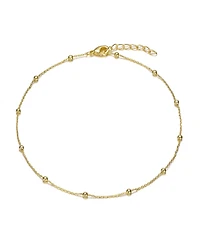 14K Gold Plated Beaded Necklace