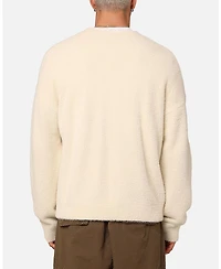Xxiii Men's Crew Neck Fluffy Sweater
