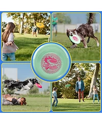 Wham-o Frisbee Go Pack Flying Disc, 9 Inch Lightweight Colorful Toy Set for Beginners Outdoor Game