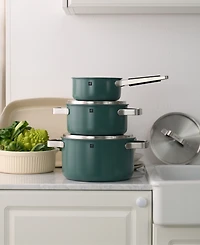 Zwilling Pure Stainless Steel 6-Piece Pot Set