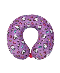 Hello Kitty Candy Neck Pillow & Luggage Tag Set