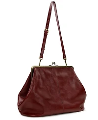 Patricia Nash Serafina Extra Large Leather Kisslock Bag