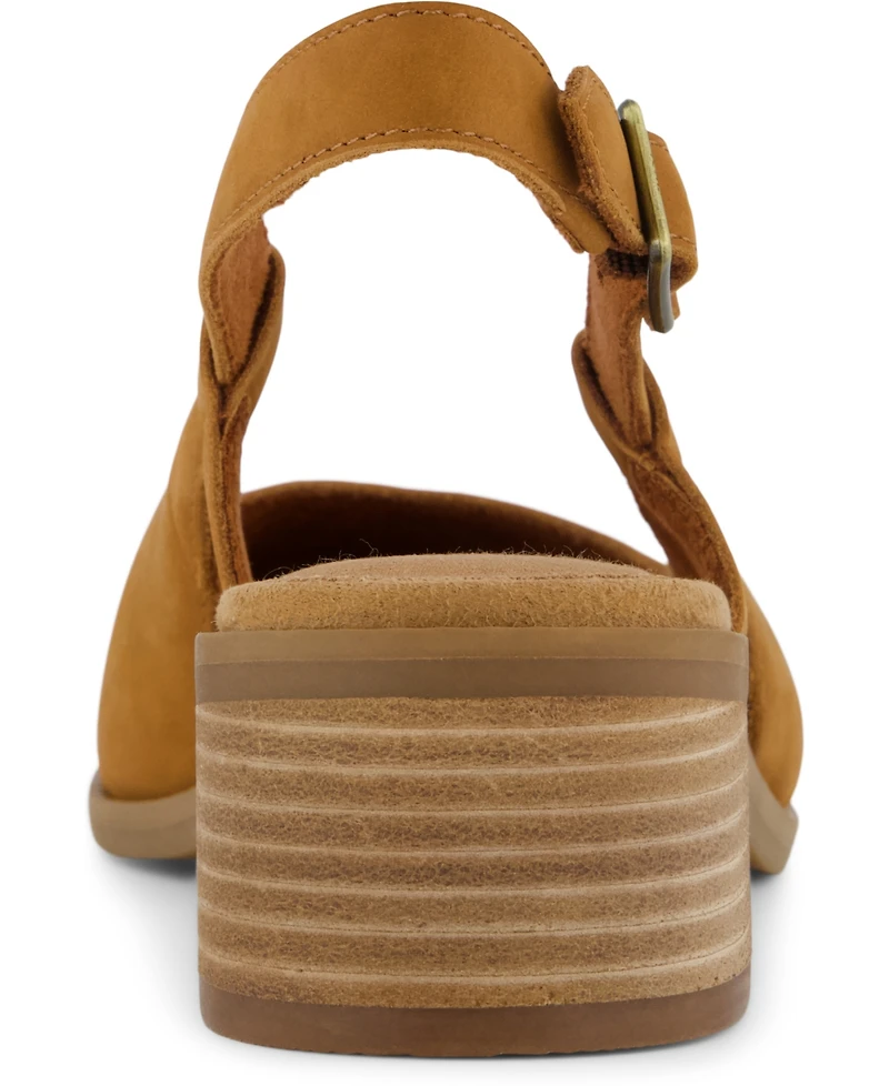 Toms Women's Jaclyn Block Heel Slingback Sandals