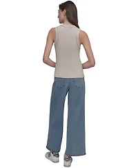 Dkny Jeans Women's Studded Crewneck Tank