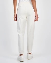 Boss Orange Women's Logo Ribbed-Trim Relaxed Sweatpants