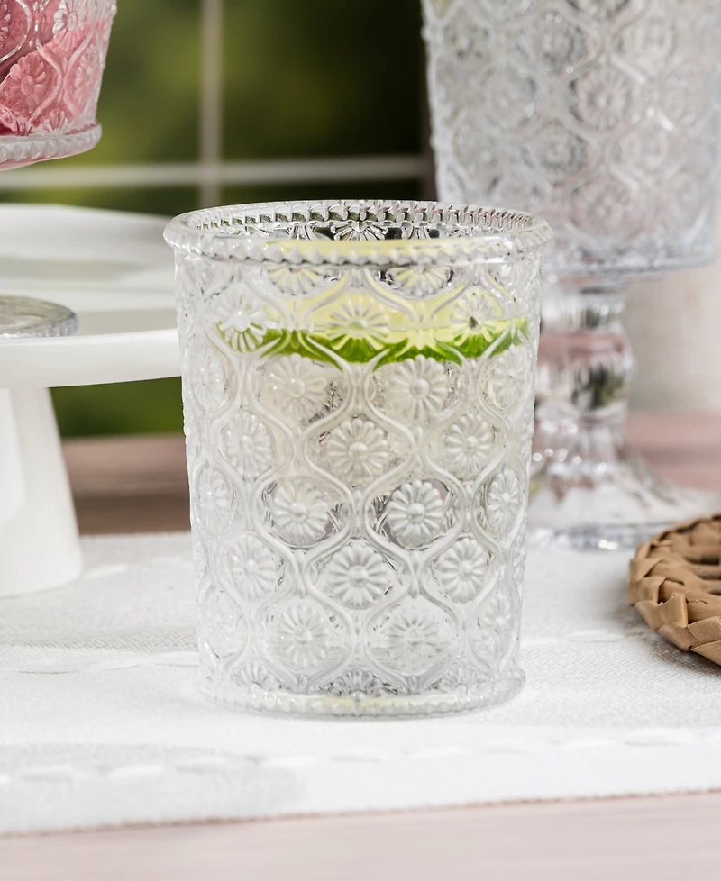 Qualia Glass Cameo Double Old-Fashioned Glasses, Set of 4