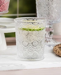 Qualia Glass Cameo Double Old-Fashioned Glasses, Set of 4
