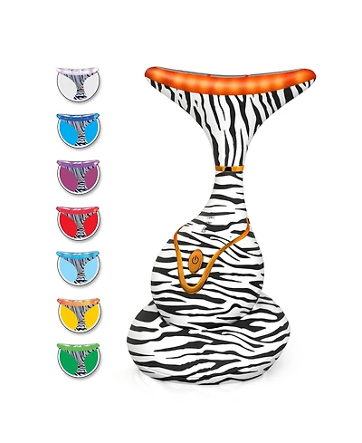 7 Color Led Neck & Face Massager Deluxe (Zebra)