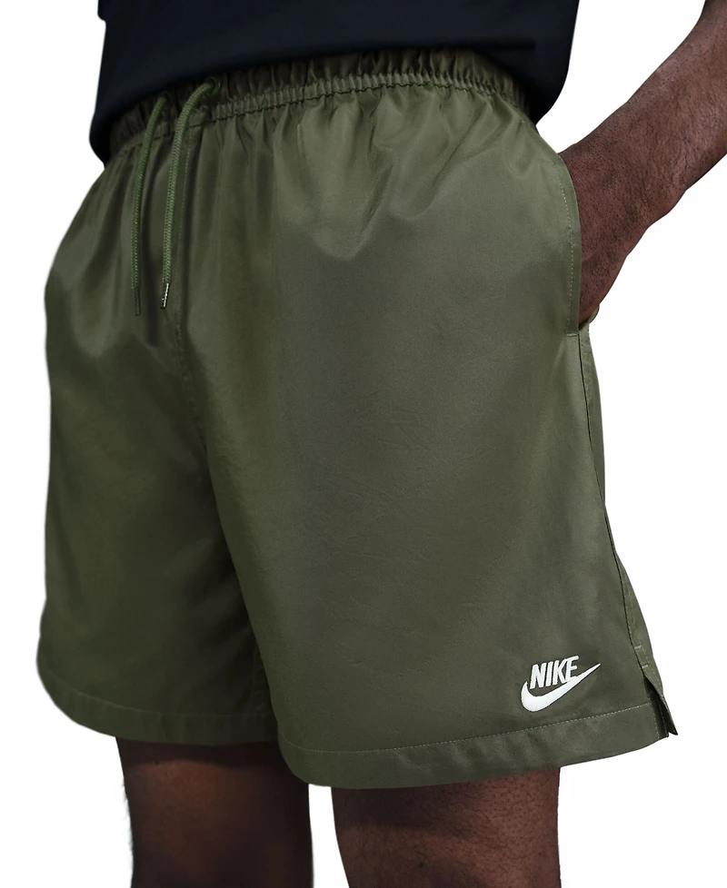 Nike Men's Club Flow Relaxed-Fit 6" Drawstring Shorts