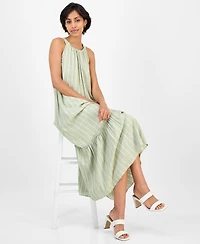 Sandra Darren Women's Tie-Back Trapeze Dress