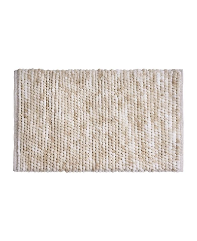 French Connection Space Dye Chunky Chenille Bath Rug, 20" x 32"