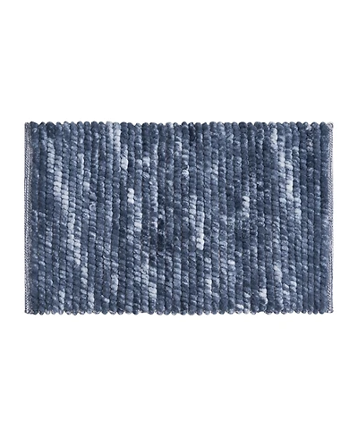 French Connection Space Dye Chunky Chenille Bath Rug, 20" x 32"