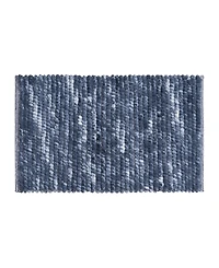 French Connection Space Dye Chunky Chenille Bath Rug