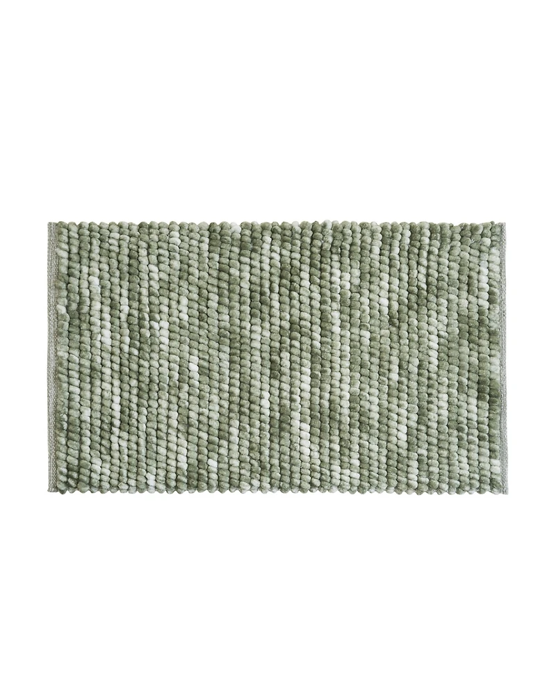 French Connection Space Dye Chunky Chenille Bath Rug, 20" x 32"