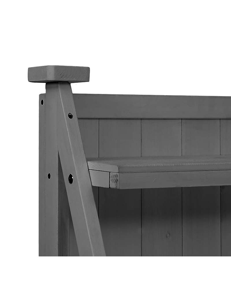 65" Garden Potting Bench - Fir Wood Workstation