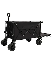 Heavy Duty Foldable Wagon with Extended Tailgate
