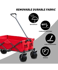 Folding Utility Wagon - Customizable Color