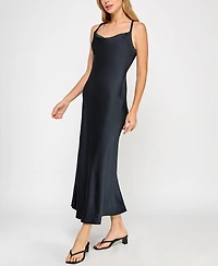 Bcx Juniors' Sleeveless Cowlneck A-Line Dress