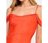 Bcx Juniors' Off-The-Shoulder A-Line Dress