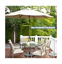 35lbs Umbrella Base with Built-in Cement