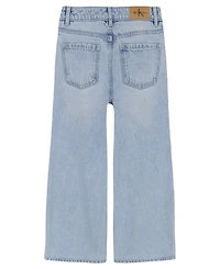 Clavin Klein Big Girls Denim Wide Leg Jeans