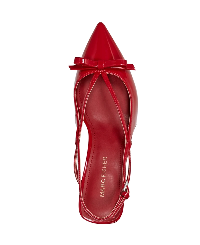 Marc Fisher Women's Laily Block Heel Slingback Pumps