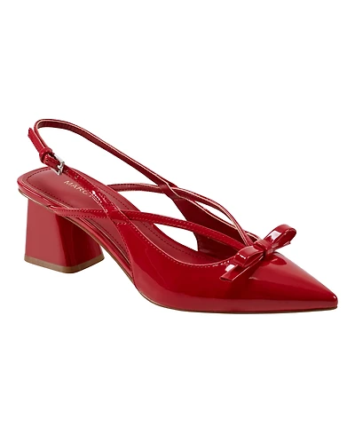 Marc Fisher Women's Laily Block Heel Slingback Pumps