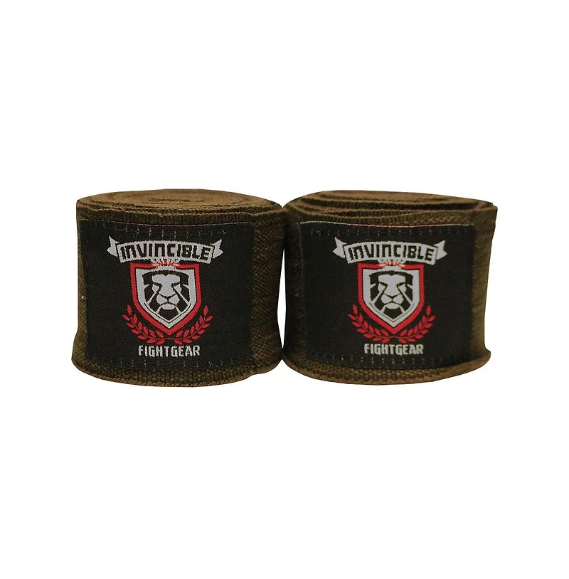 Amber Invincible Elastic Thick Hunter Green 200" Handwraps