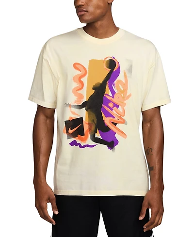 Nike Men's Max90 Relaxed Fit Short Sleeve Basketball Graphic T-Shirt